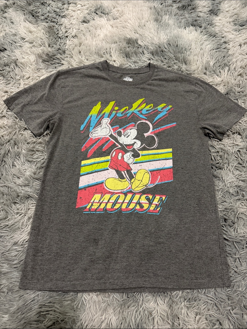 Disney Mickey Mouse shirt Medium Double Sided Print
